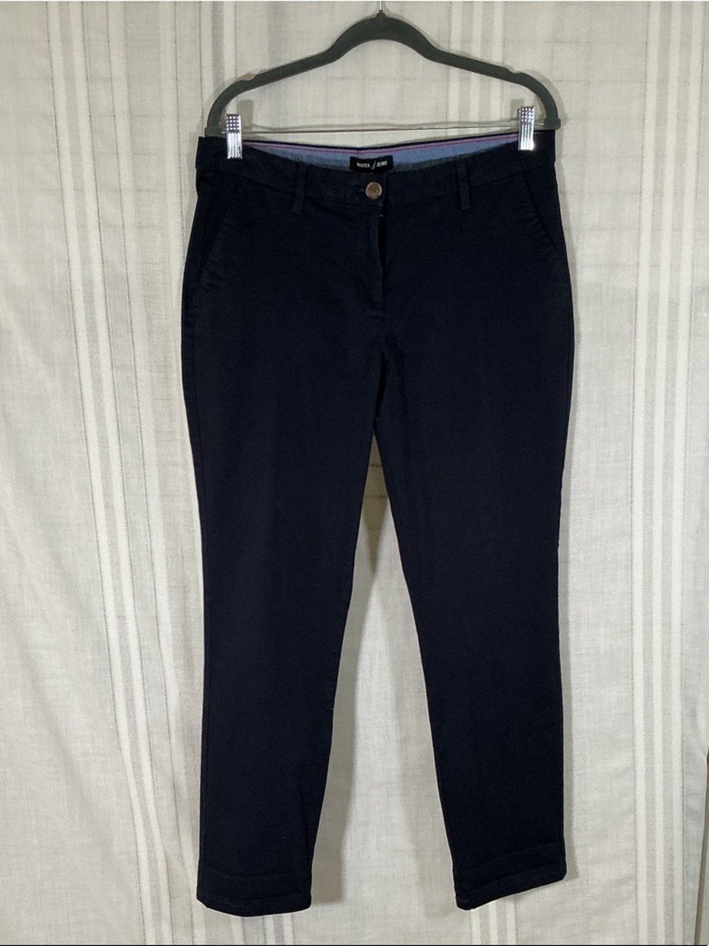 Nautica Jeans Navy Blue Pants Size 10 | Preppy Classic Straight Leg